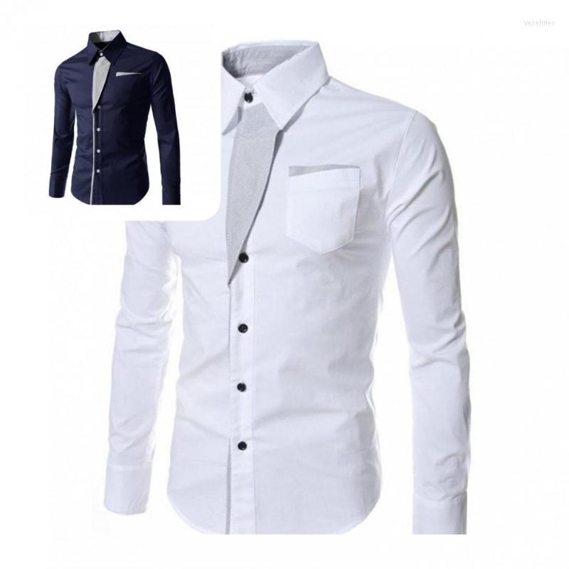 

Men's Dress Shirts Autumn Winter Casual Turndown Collar Buttons Shirt Streetwear All Match For TravelMen's Vere22, Black