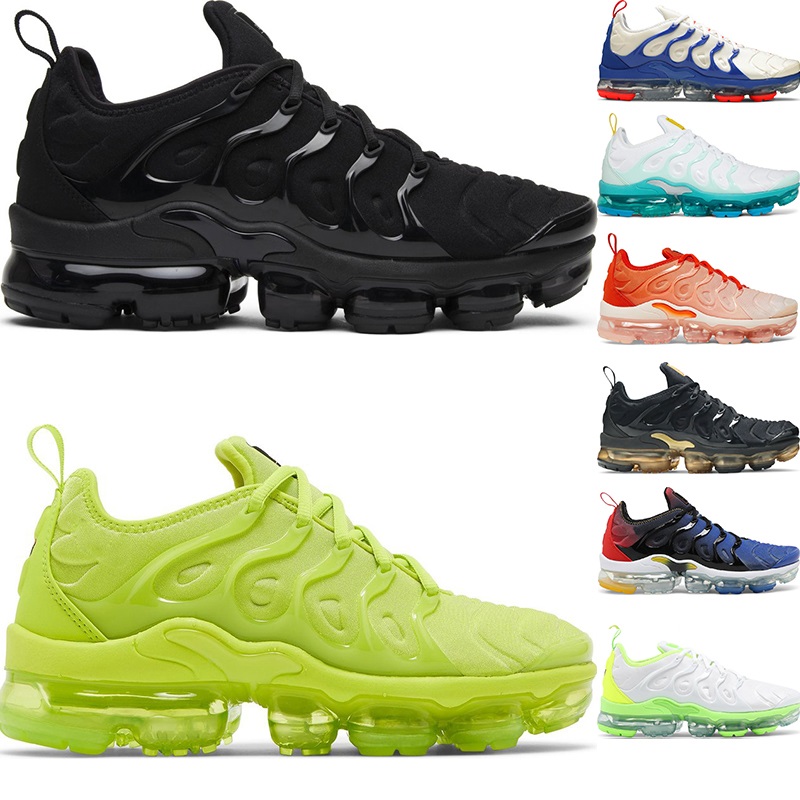 

TN Running Shoes For Men Women Granite Taupe Light Blush Hi-Res Blue Red Fade Carbon Dark Slate Cloud White Resin Mono Safflower V2 V3 Designer Sneakers Trainers 36-46, Shoesbox