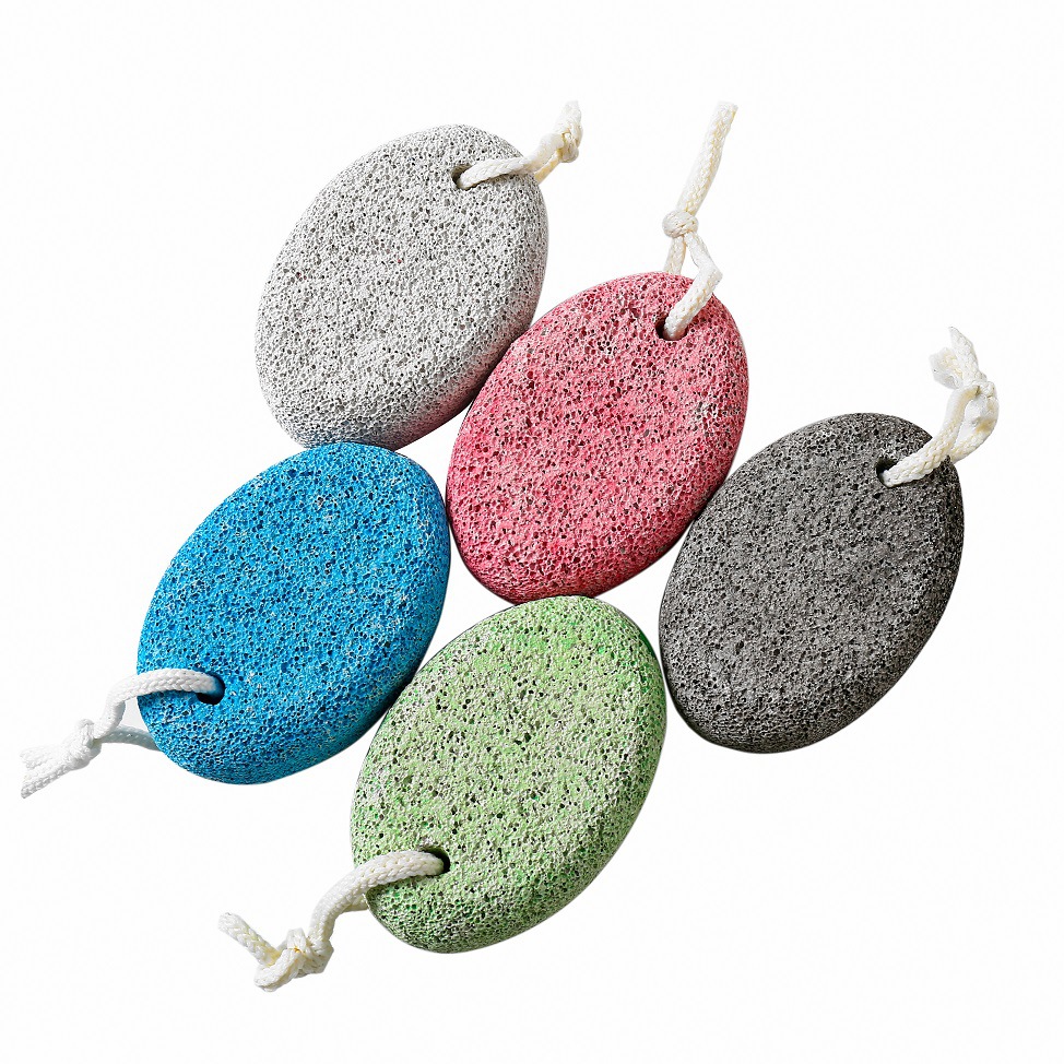 

2022 Color goose egg shaped foot grinding stone dead skin brush machine massage