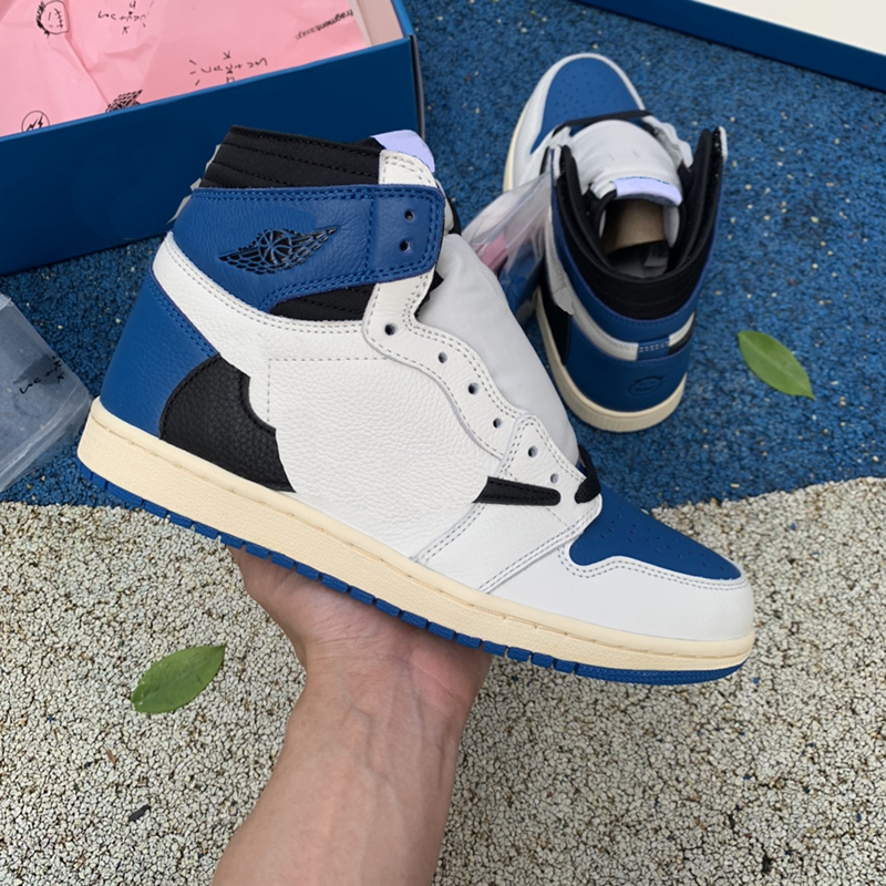 

(10 days fast Delivered) Jumpman 1 1s Basketball Shoes High TS OG Barb obsidian brown Blue Mens Women Banned Bred Toe classics Chicago Men Womens Tony shop, Box