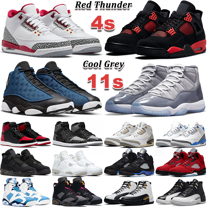 

High OG 1s Basketball Shoes Dark Marina Blue 4s Cardinal Red Thunder Sail 5s Moonlight 6s UNC 11s Cool Grey 12s Playoffs 13s Brave Blue Men Women Sports Sneakers 36-45, 15
