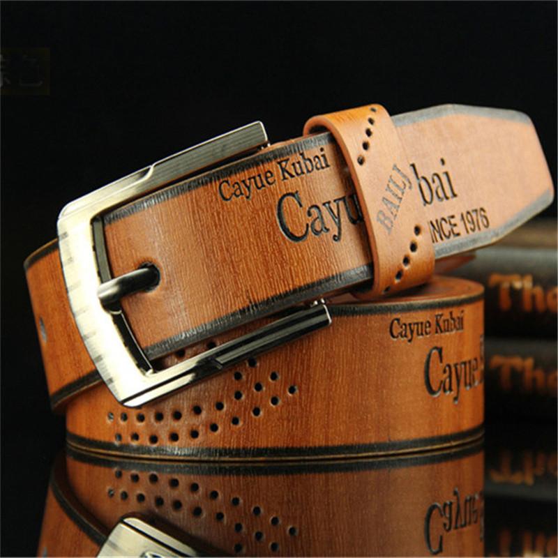 

Belts Leer Voor Mannen Hoge Kwaliteit Gesp Jeans Cowskin Casual Riemen Business Cowboy Tailleband Man Fashion Designer, Black