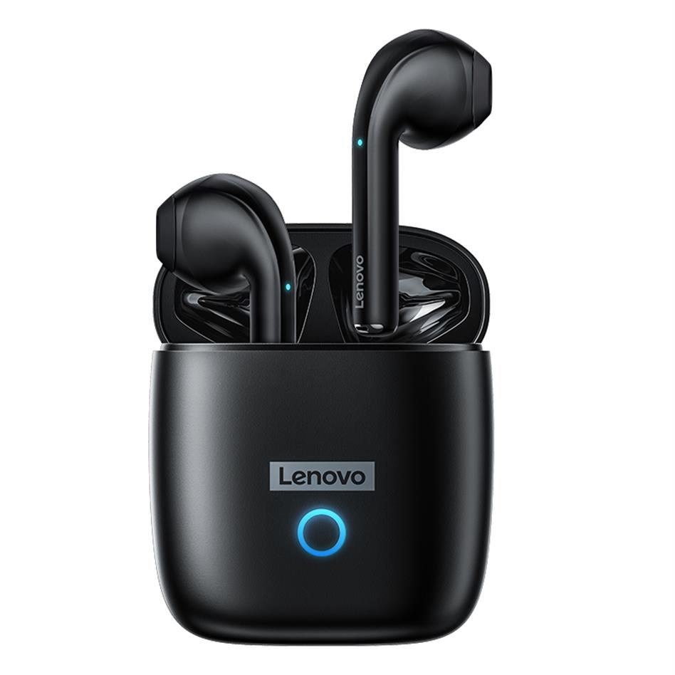 

Lenovo LP50 TWS Bluetooth Earphones 9D Stereo Waterproof Silicone Wireless Headphones For iPhone 13 Xiaomi Earbuds With Mic2617, White