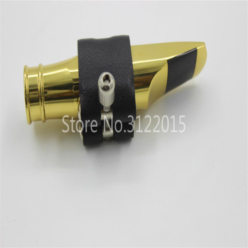 

Dukoff Alto Tenor Soprano Saxophone Metal Mouthpiece with PU Leather Ligatures High Quality Brass Sax Parts 329N