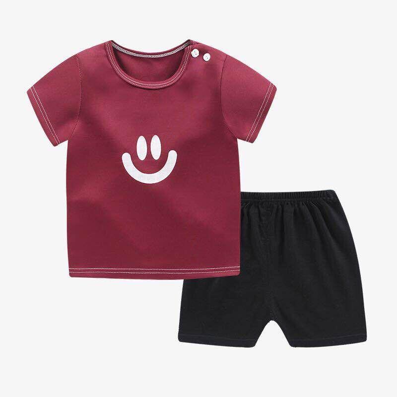 

Clothing Sets 2022 Kids Clothes Toddler Boys Set Children Summer Cartoon Applique Star Tops Shorts Infantil Baby Suit, Pink sets