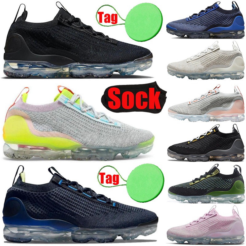 

With Sock Tag 2021s mens womens running shoes triple black White Game Royal Racer Blue Pink Day to Night Neon Oatmeal men trainers sports sneakers original, #14 wolf grey volt 36-45