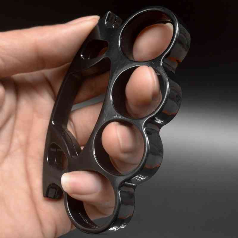 

Thickened Round Medium Head Iron Four Finger Tiger Finger Fist Set Martial Arts Defense Iron Hand Buckle Fist Buckle Car Equipment Ring BIIDSE4444
