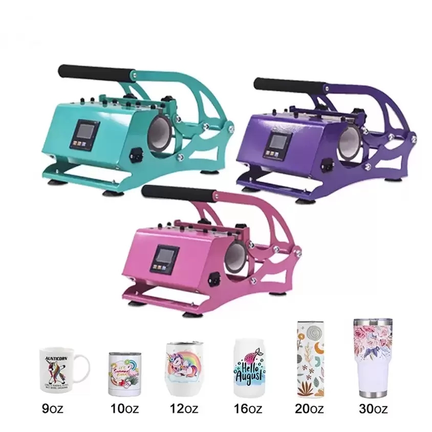 

Heat Press Machine for Sublimation Tumbler Multifunctional Easy DIY 12oz 20oz 30oz Straight Cup Mug Tumbler