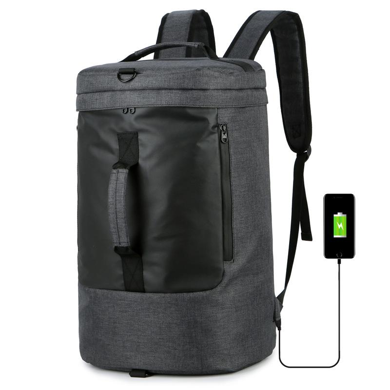 

Backpack Unisex Portable Travel Bag Outdoor Sports Yoga Gym Short-distance One-shoulder, Black