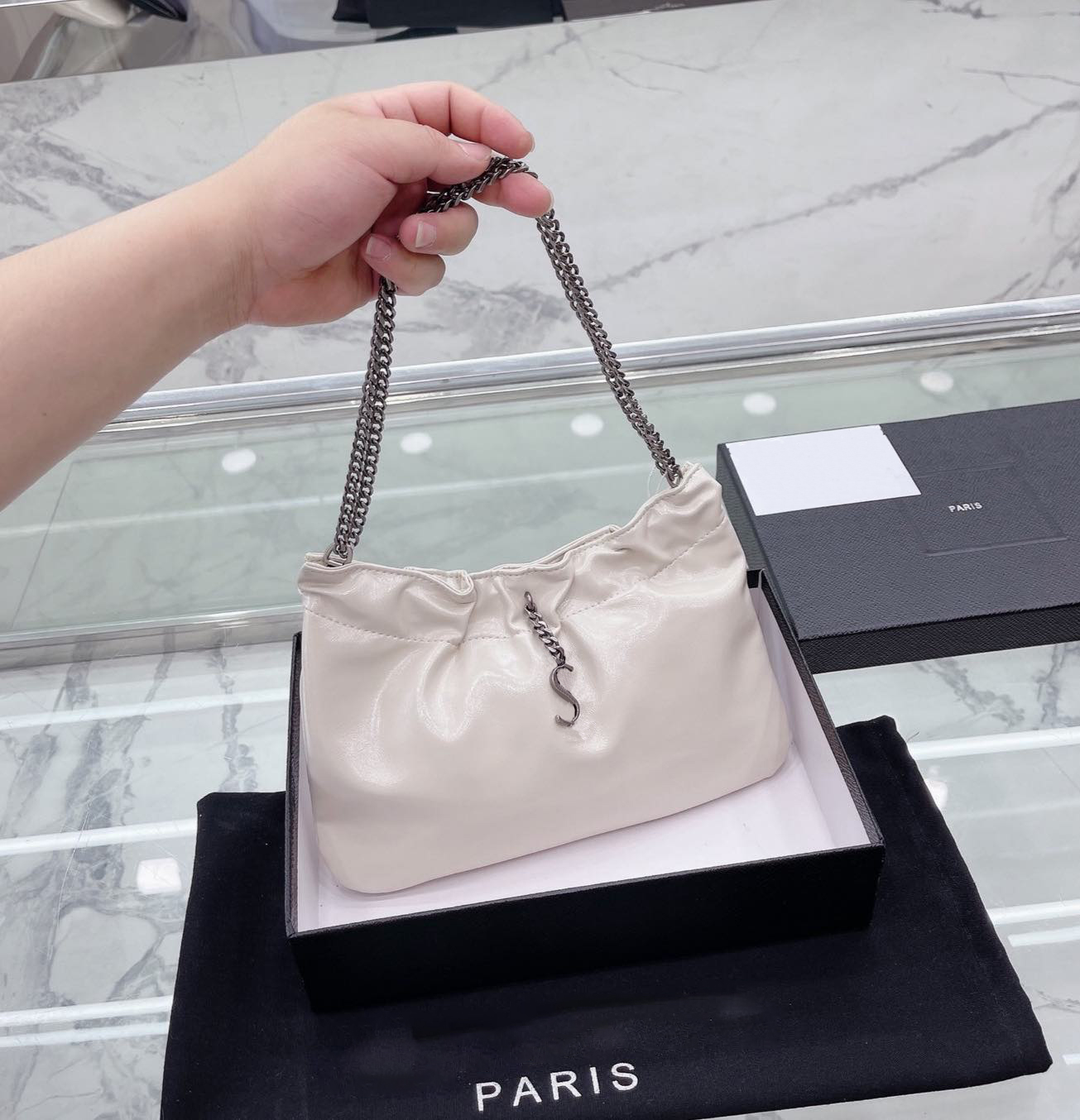 

Women cross body Mini designer chain underarm Bags Fashion Shoulder Bag classic letter pattern Handbag 5A top texture lady Purse, Make up for price