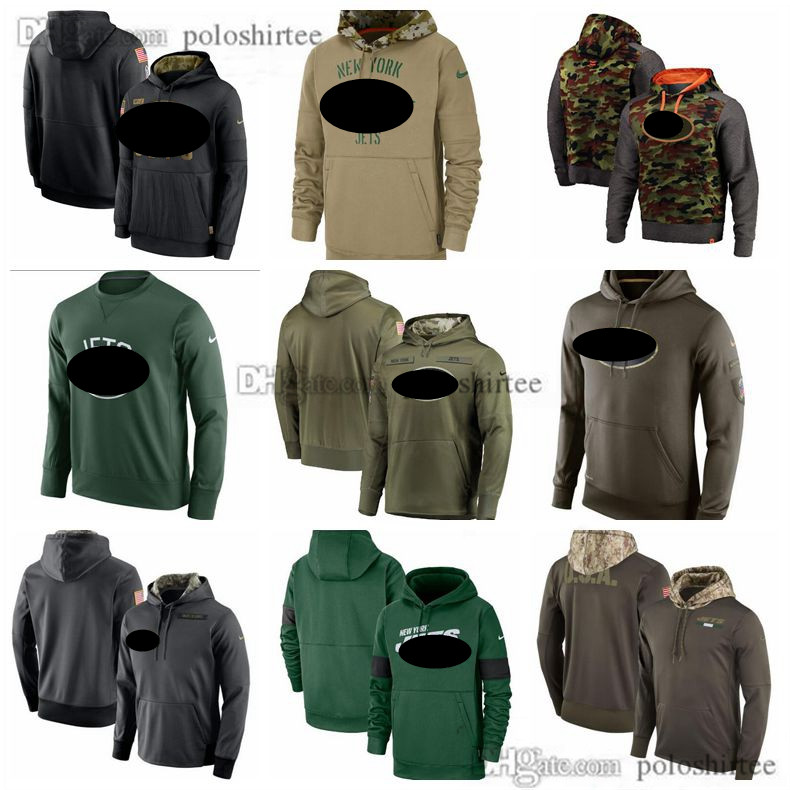 Hommes femmes gamin new york'''jets''hhoodies tan vintage sweatshirt 2019-23 salut pour servir le sweat à capuche de football Therma Therma Therm
