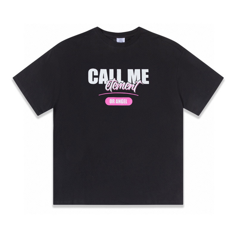 

2022 Europe Uk England Call me Embroidery Tee High Street T shirt Spring Summer Men women Skateboard fashion Streetwear Tshirt, White tee