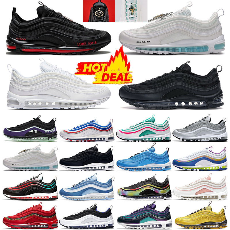 

men women running shoes airmax trainers Sean Wotherspoon Have A Day Silver Bullet Neon Seoul Metallic Gold Easter South Beach sports sneakers, #26 bright violet 36-40