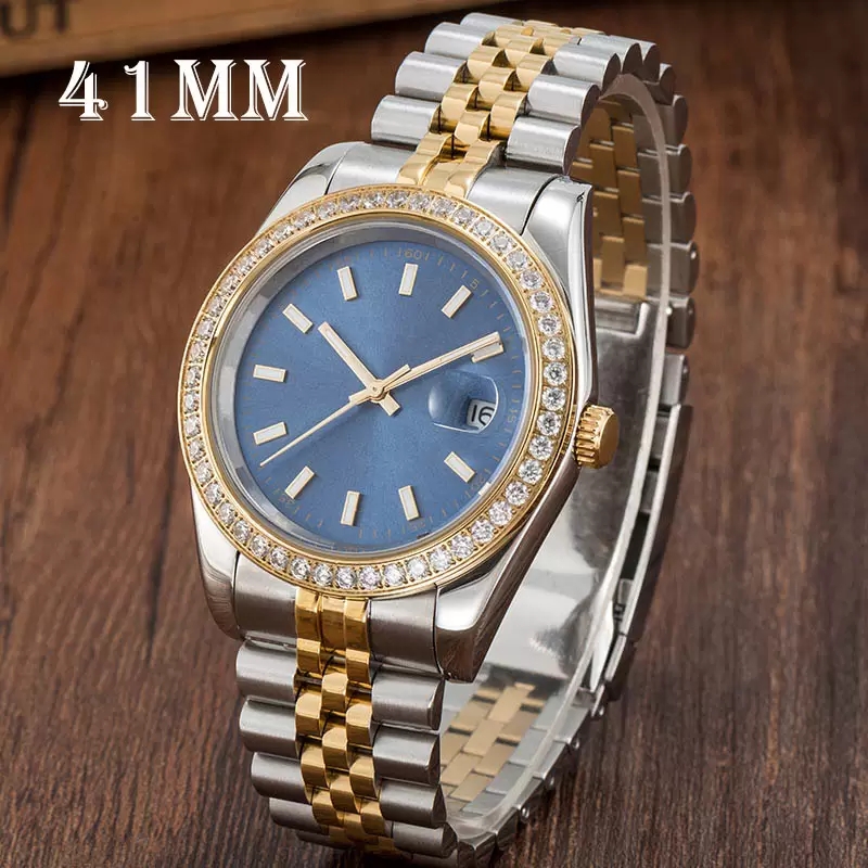 Woman diamond watch Ladies watches gold clock is Roman numerals jubilee bracelet band montre de luxe 2813 Automatic Steel swimming Waterproof Wri-image-788429546