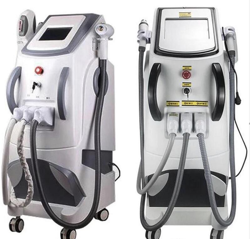high quality 3in1 IPL Machine HR E-Light RF Nd Yag Permanent Picosecond Laser Hair Removal and Wash the eyebrow Tattoo remova Beauty Salon use OP