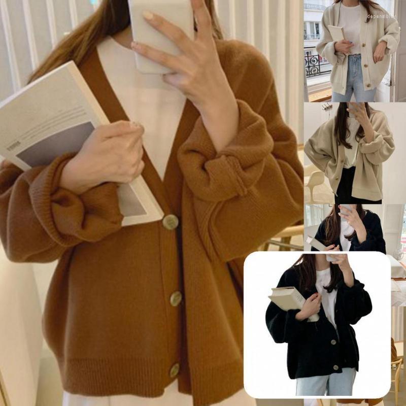 

Women's Knits & Tees Long Sleeve Skin-friendly Solid Color Winter Coat For Daily Wear Depe22, Khaki