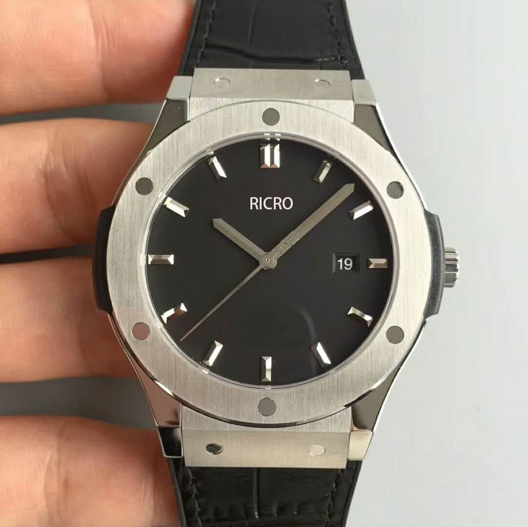 

Men's watch automatic machinery 316 fine steel rubber watchband sport watch 45MM size, Box