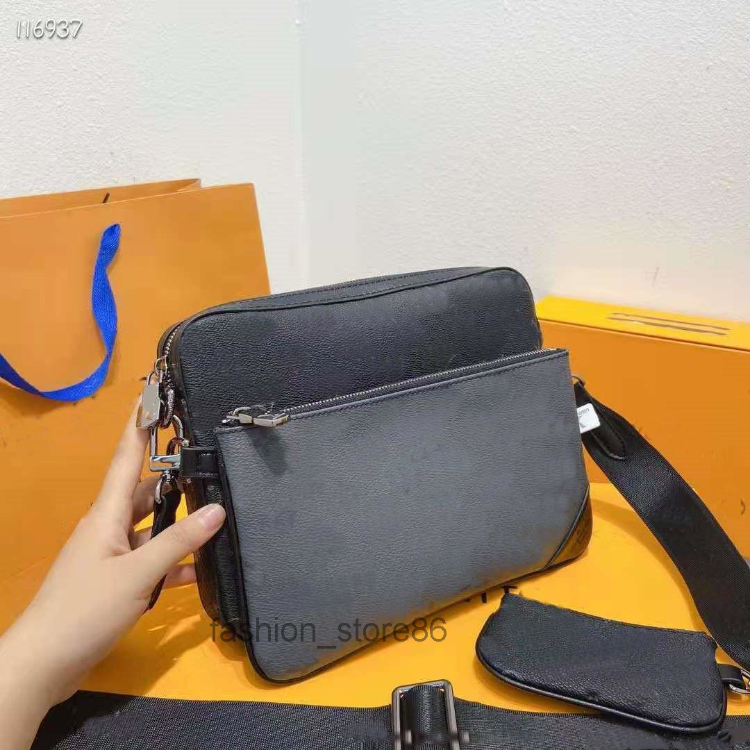 

Men's cross body designer bags spray painting three in one postman bag women's Single Shoulder