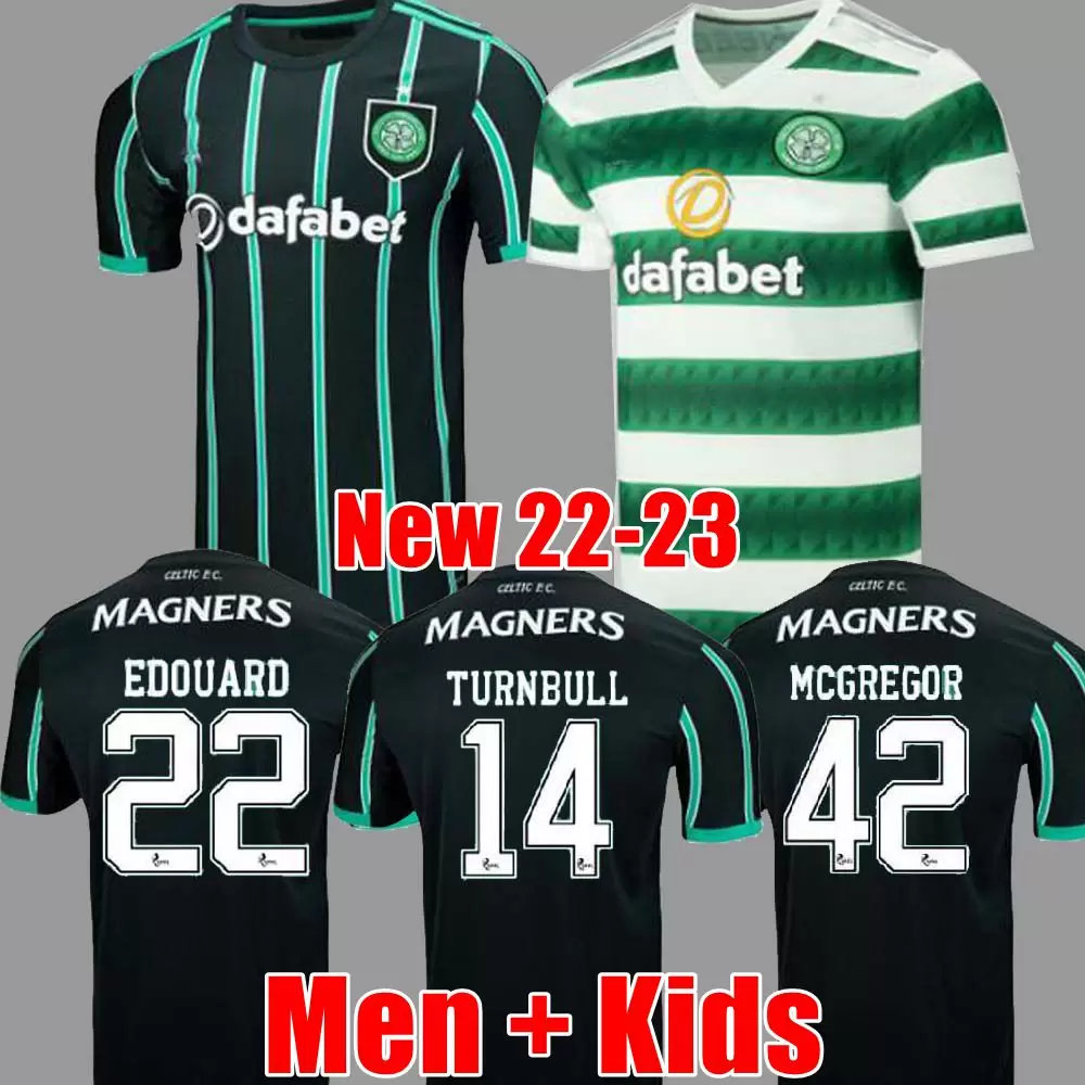 

MCGREGOR 22 23 Celtic Soccer Jerseys 2022 2023 DUFFY EDOUARD Fans player version Home Men kids Football Shirts AWAY JOTA Rogic Abada Furuhashi Giakoumakis GRIFFITHS, 21 22 away aldult