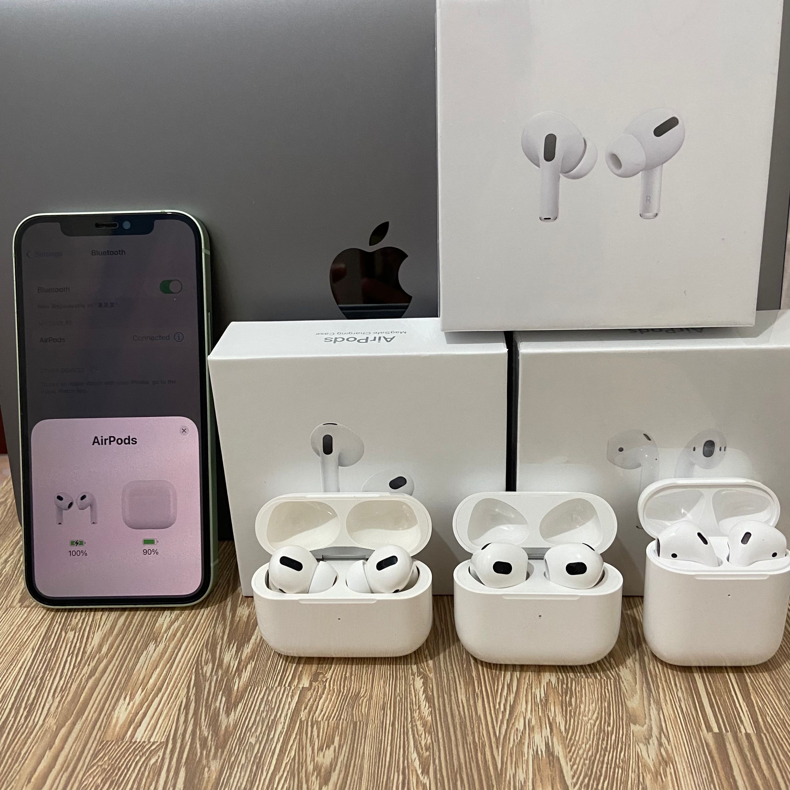 

3rd generation Valid serial number Airpods 3 pro earphones magsafe Wireless Charging Bluetooth Headphones air Gen 4 3 AP3 AP4 AP2 Earbuds 2nd Generation, White