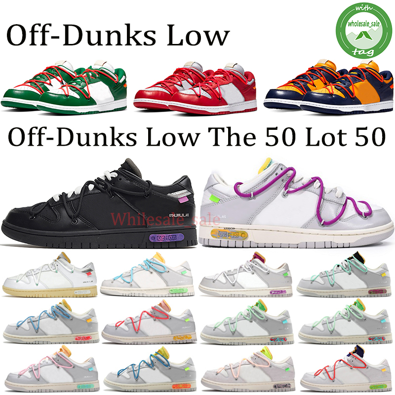 

2022 High quality OFF SB The 50 Casual Shoes Designer Men Women Low runner Sneakers 05 Collection Black White Beige Orange Blue Platform Michigan track Trainers, Contact us