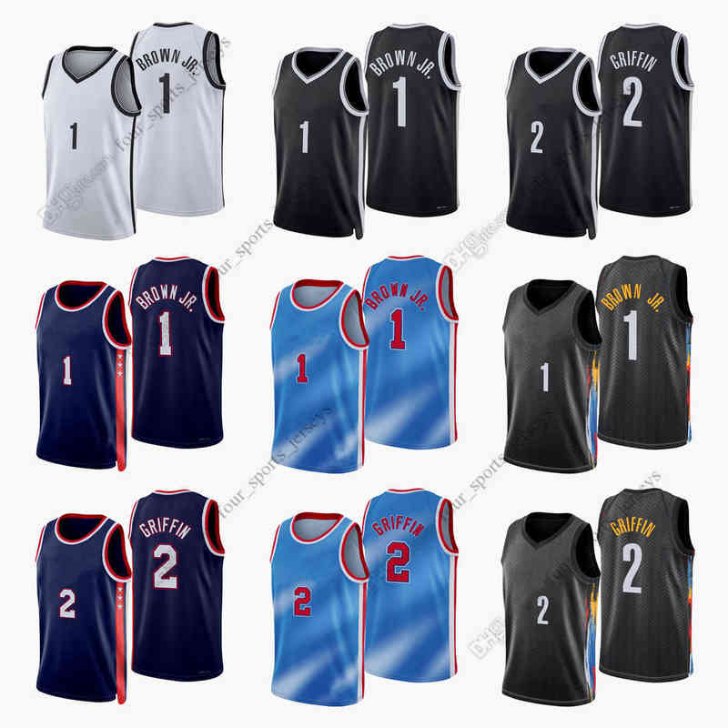 

Printed 2022 New City Basketball Jerseys 1 Bruce Brown 2 Blake Griffin