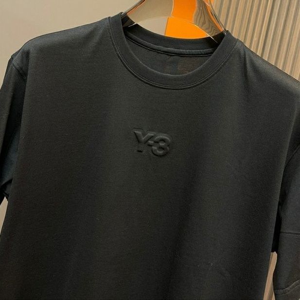 

Men Women Spring and Summer Foam Casual Loose Round Neck Short-sleeved T-shirts Half-sleeved Y3 T Shirts, White