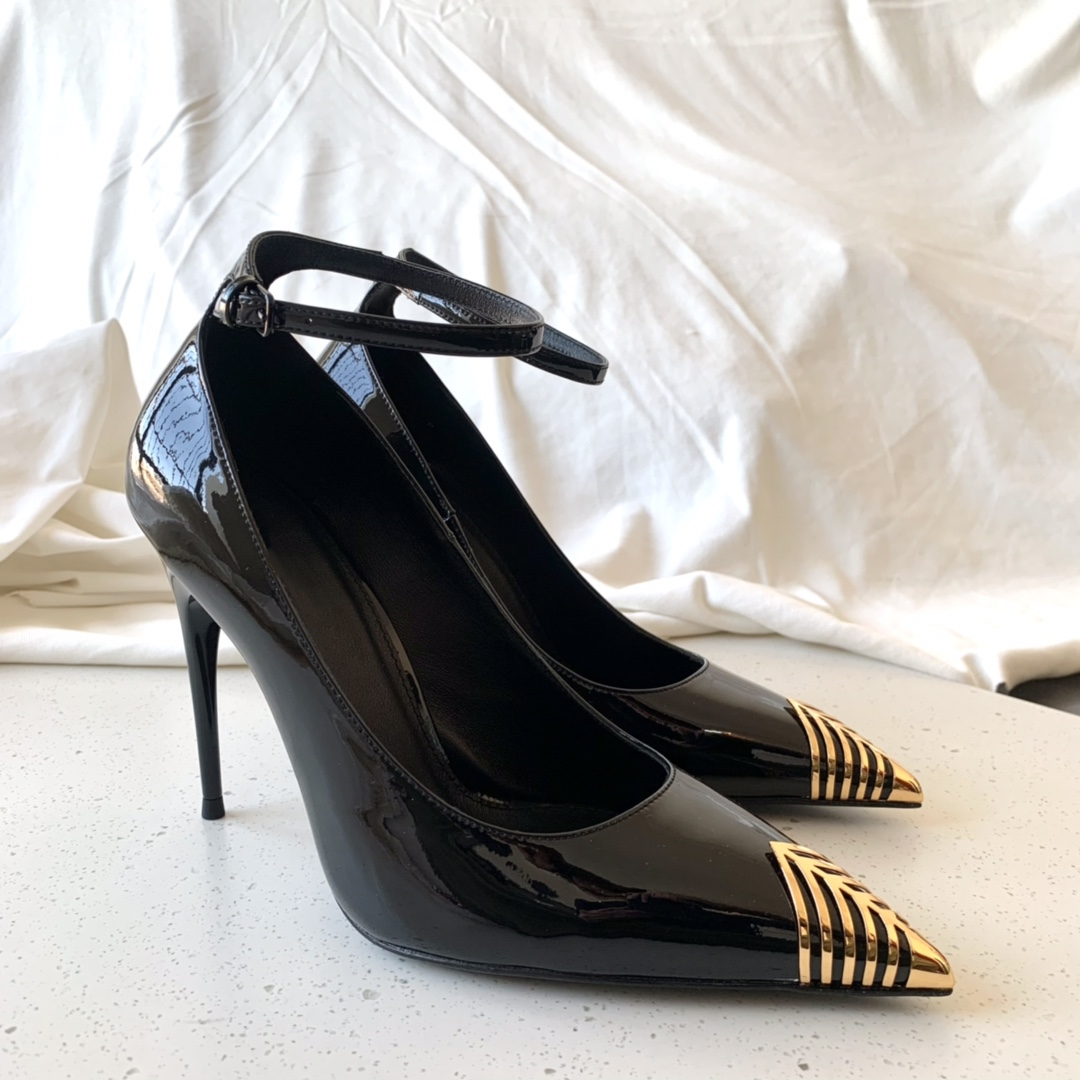 

Fashion Designer Spiked High Heels Women Sandals Black Summer Shoes High Quality Bright Nude, Box