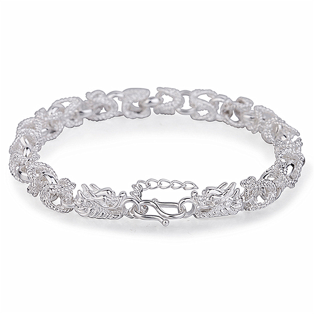 

Men's Ladies Bracelet Vintage Silver Tap Hand Woven Fashion Jewelry Punk Style Party Luxury Fashion exquisite faucet bracelet