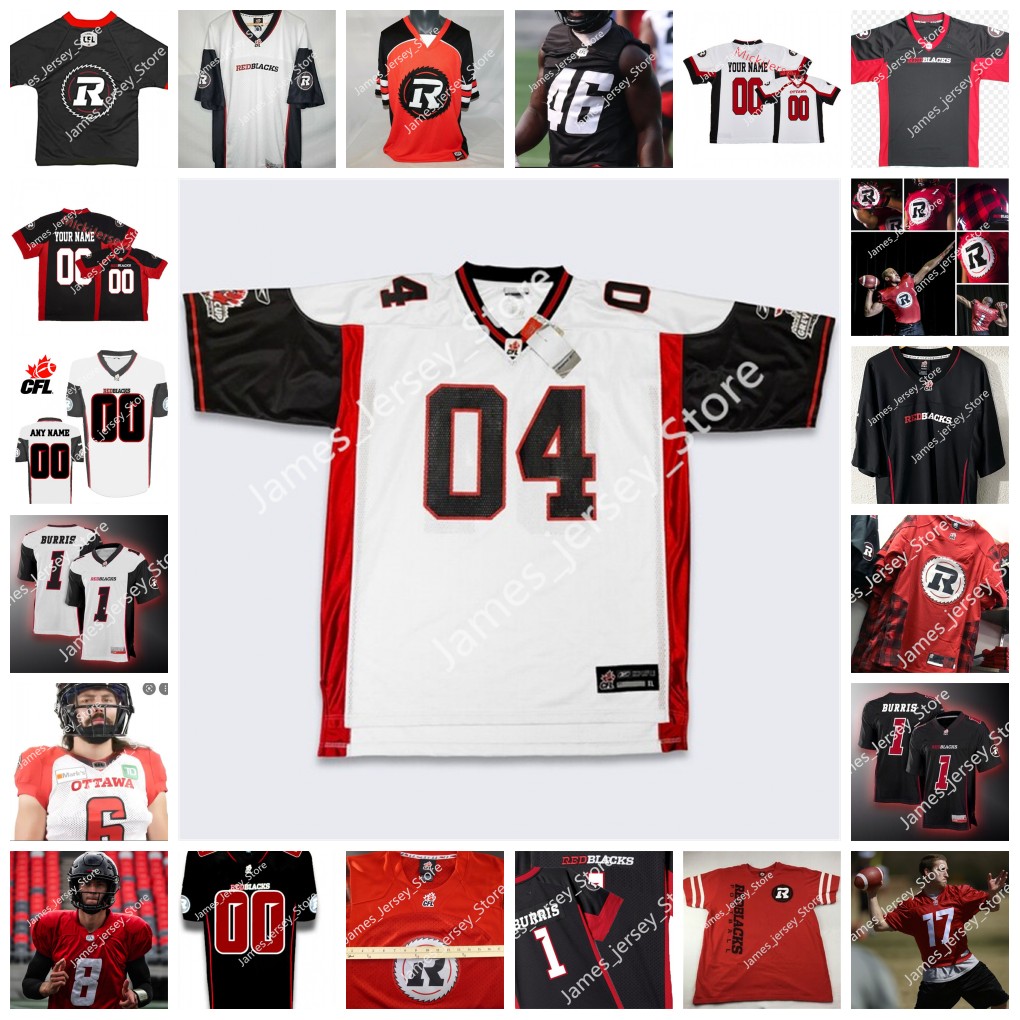 

2022 Custom CFL Ottawa Redblacks Jersey 33 Frederic Chagnon 13 Richie Leone 19 Jose Maltos 10 Lewis Ward 51 Alex Fontana 11 Ron Stewart 12 Russ Jackson Jerseys