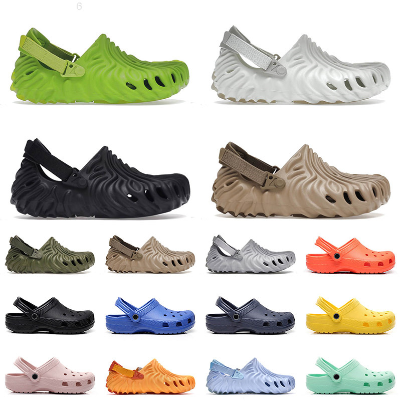 

2022 Arrival Croc x Pollex Clog mens women slippers Salehe Bembury Crocodile Menemsha Spackle Almost White Urchin designer men sandals size, C10 salehe bembury crocodile