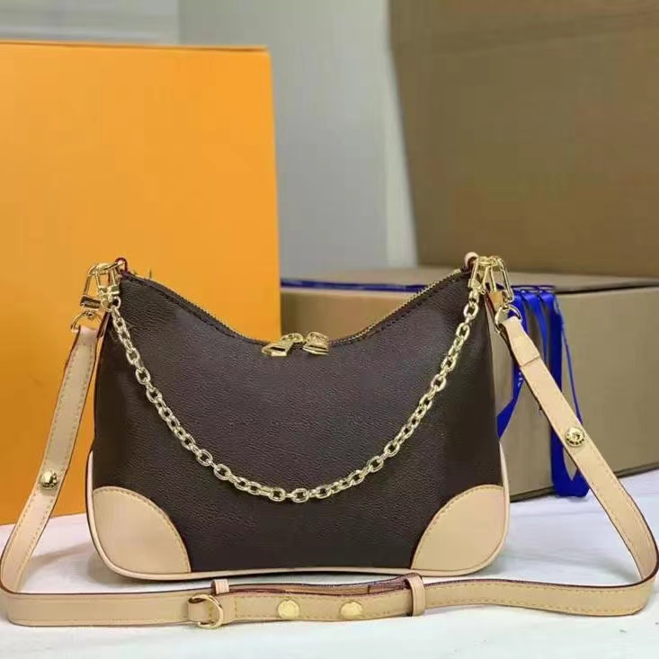 

2021 Fashion Designers Women Handbags Luxurys Lady Shoulder Bags High Quality Leather Messenger Bag Classic Flowers Crossbody Purses Chains Plaid Totes