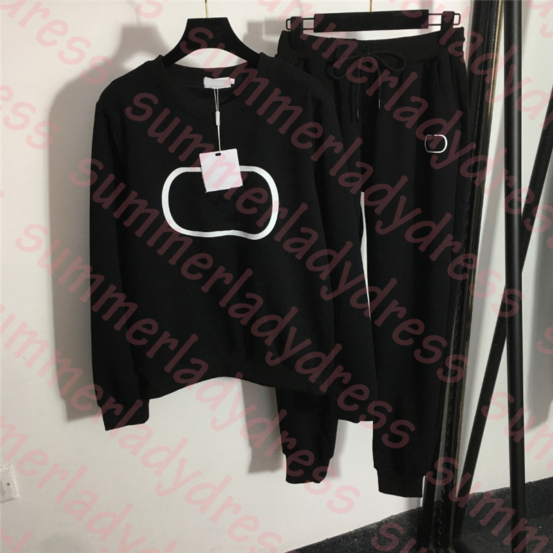 

Outdoor Running Tracksuits Breathable Sport Hoodies Casual Jogging Pants Designer Letter Printed Sportswear, Black