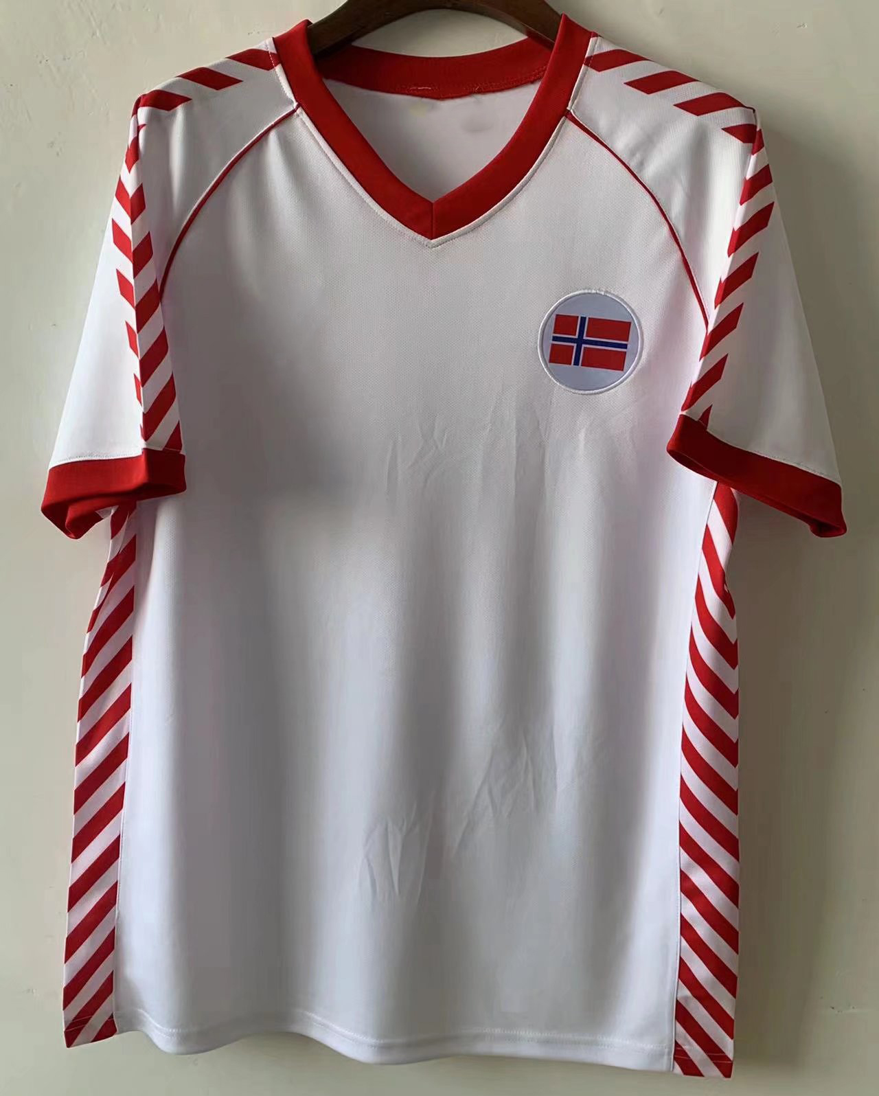 

1984 retro soccer jerseys classic vintage okland Thoresen Jacobsen Dokken 84 football shirt commemorate home short sleeve -2XL