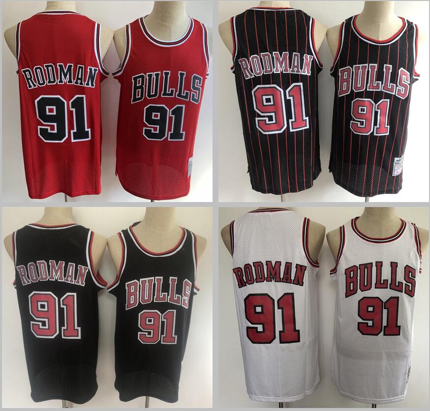 

Hot basketball jerseys Dennis Rodman jersey, With logo