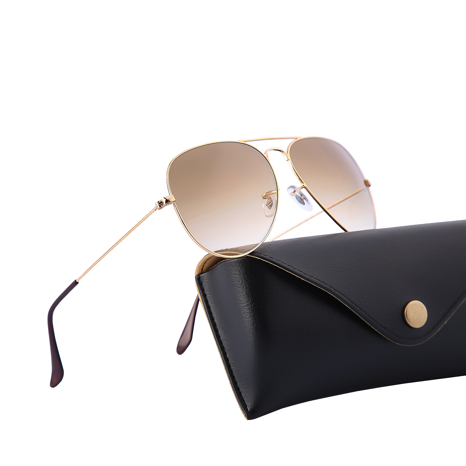 

Designer rays sunglasses woman Classic aviator mens sun glasses Real Glass Mirror Lens Metal Frame UV400 Protection fashion driving beach shades USA Fast Delivery