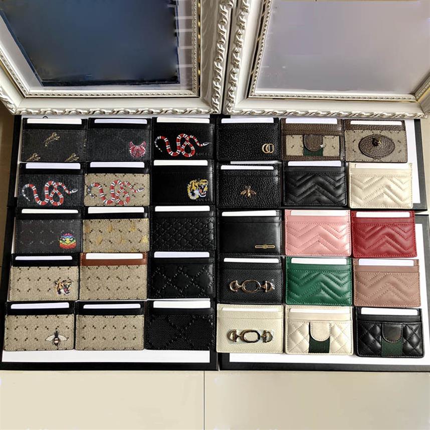 

Classic designers cardholder Casual Credit Card Holder Designer real Leather Ultra Slim mens Wallet Packet coin purse For men Wome3082, Embroidery silver