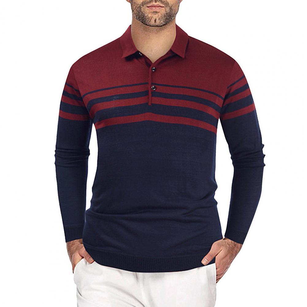 

Male Sweater Great Soft Spring Sweater Turn-down Collar Pullover Men Sweater, Blue