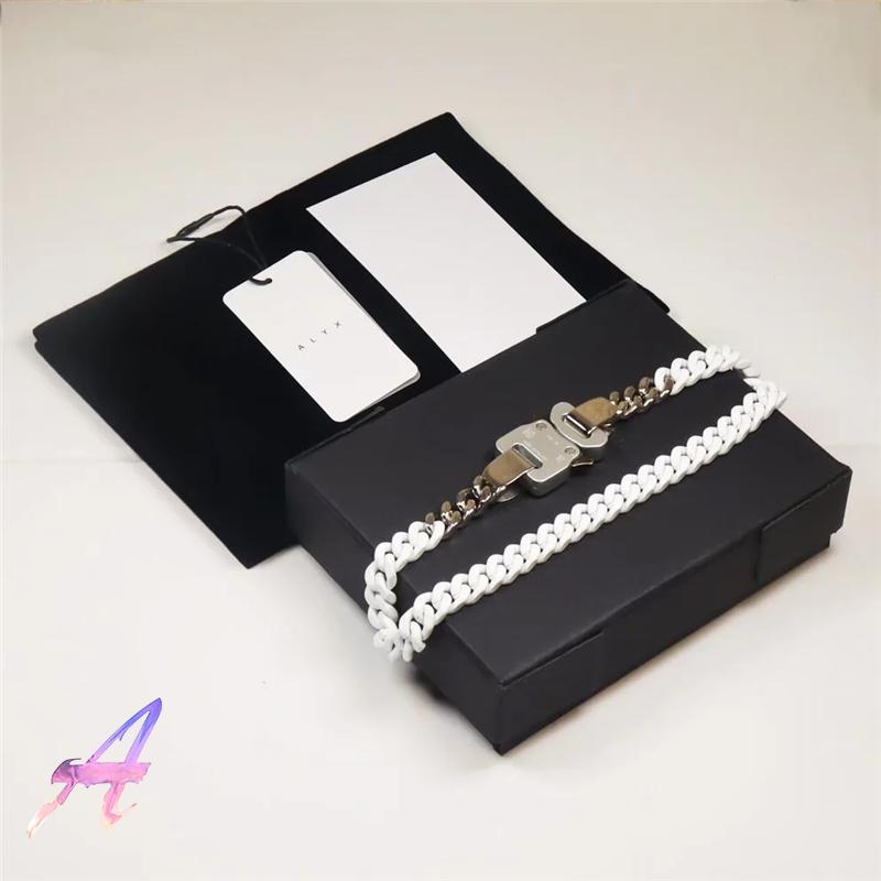 

Chains ALYX 9SM Necklace Quality Men Women Classic Logo BuckleChains