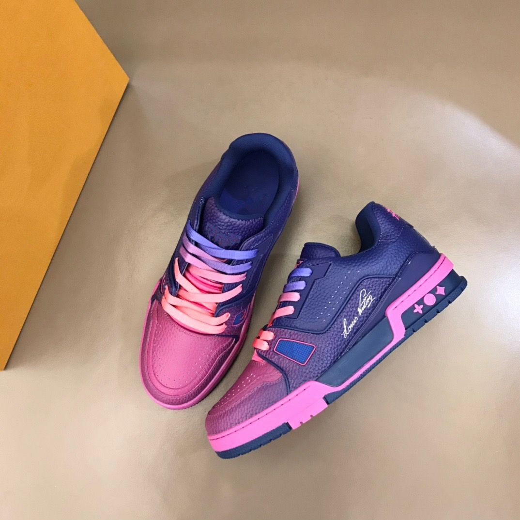 

Designer Fashion Trainer sneaker intage Casual Shoes Virgils alligator-embossed black Grey Brown White Green calf leather French Ablohs Mens Shoe MKsaf0001