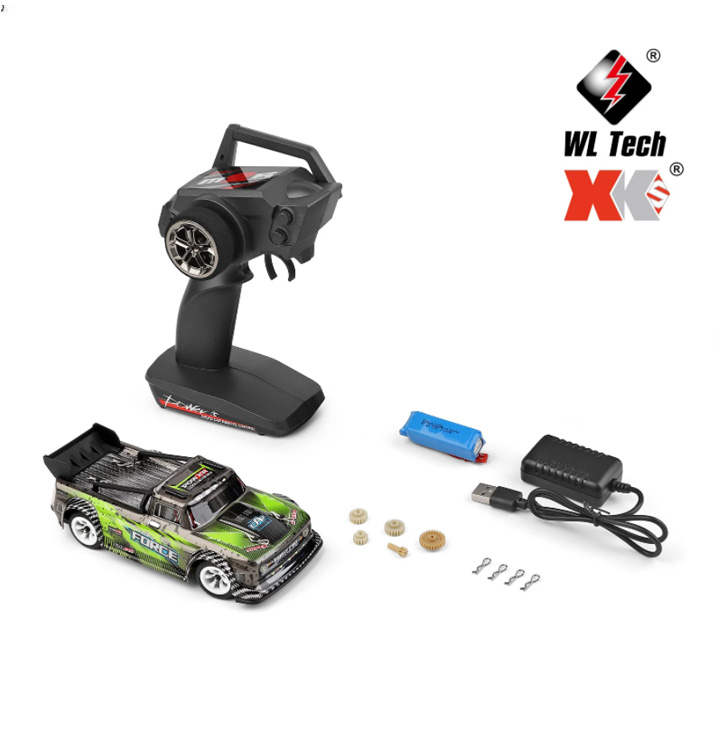 

WLtoys 284131 1/28 Short Truck Car 2.4GHz RC Race Car 30km/h High Speed RTR with Metal Chassis (Foam Box)