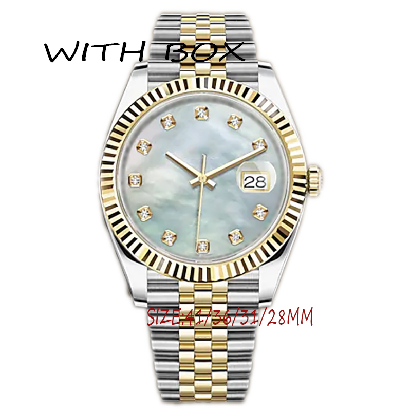 

Men's Mechanical Watch Size 41mm 36mm 31mm 28mm High Precision and Durability Automatic Movement Stainless Steel Watch Ladies Waterproof Luminous Watches, Tool