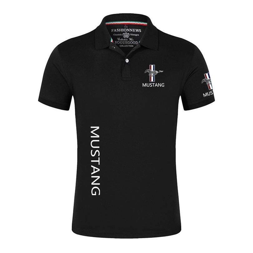 

Summer Mustang Polo Shirts Men Short Sleeves Brand Classic Male Cotton Casual Sport Solid Color Customize Man Tops T Shirts 220615