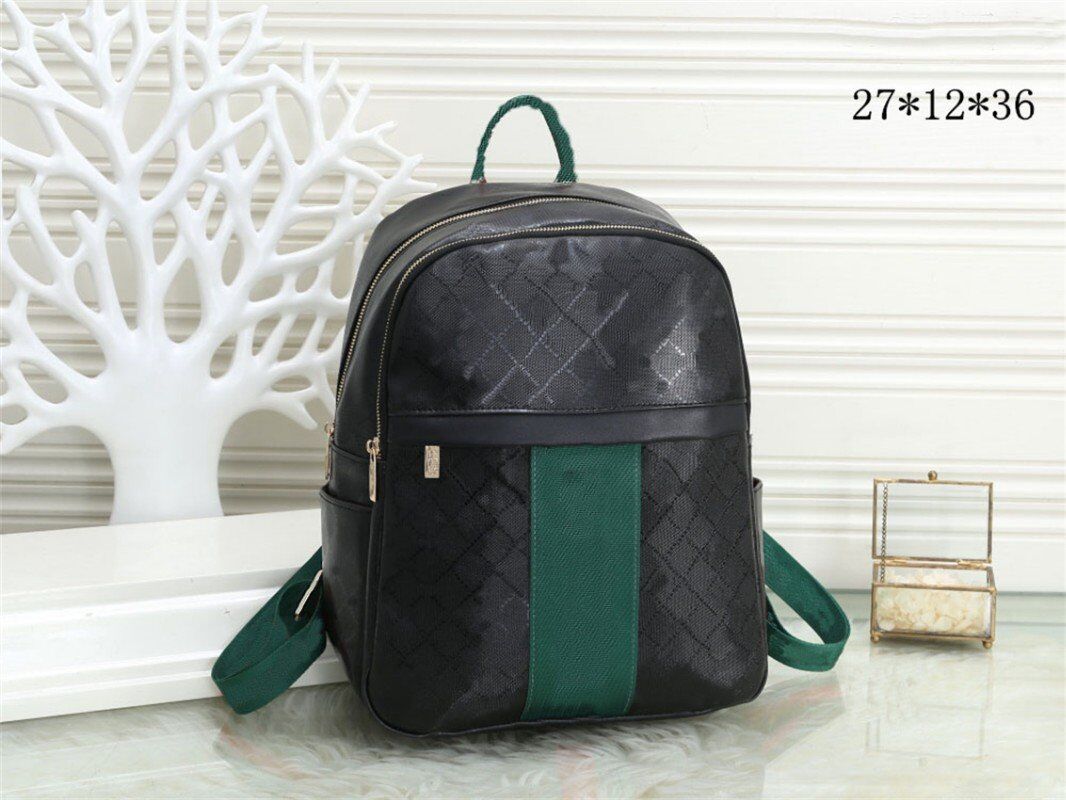 

Designer Leather Backpacks Style Classic Printed Back Packs Fashion Handbags Designers School Bags OUTDOOR Leather Monograms Laptop backpack with zipper, Extra shipping