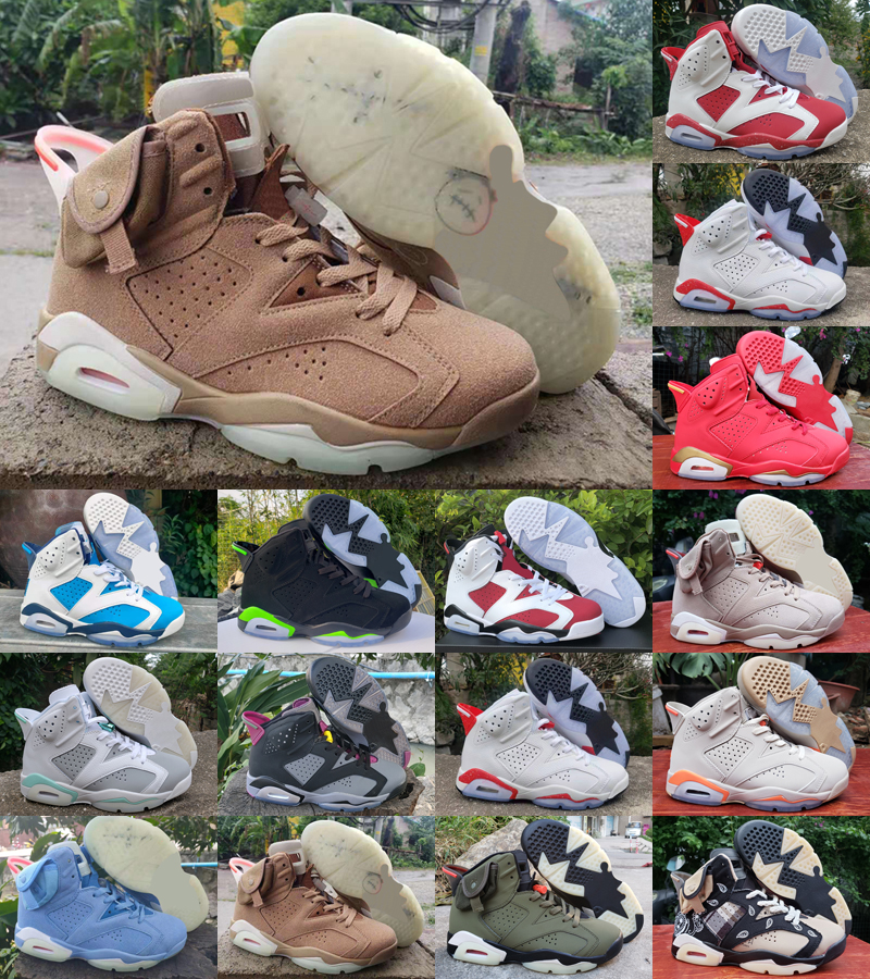 

Jumpman 6 6s basketball shoes Red Oreo UNC Mint Foam Cactus Jack Electric Green Gold Hoops Bordeaux Black Midnight Navy men women trainer Sports Sneakers, As photo 33