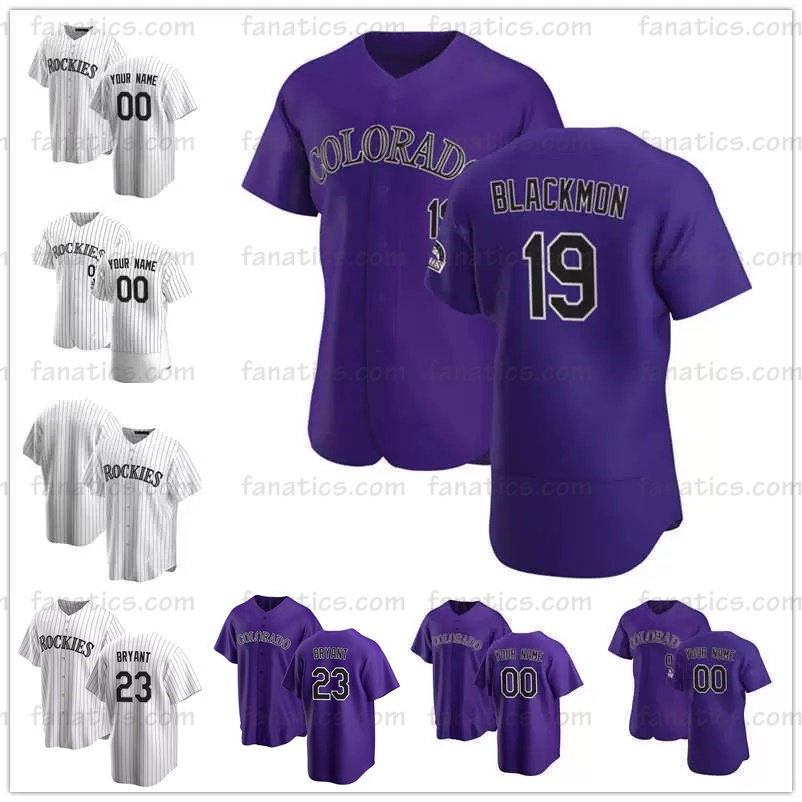 

23 Kris Bryant Colorado Jerseys Trevor Story Charlie Blackmon Raimel Tapia Colton Welker Austin Gomber Garrett Hampson Raimel Iglesias Rockies Baseball Jersey, Men