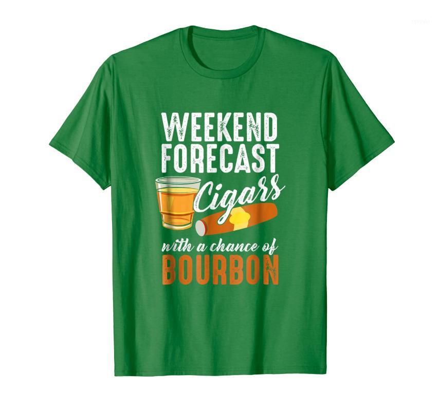 

Men' T-Shirts Weekend Forecast Cigars With A Chance Of Bourbon T-Shirt, A1