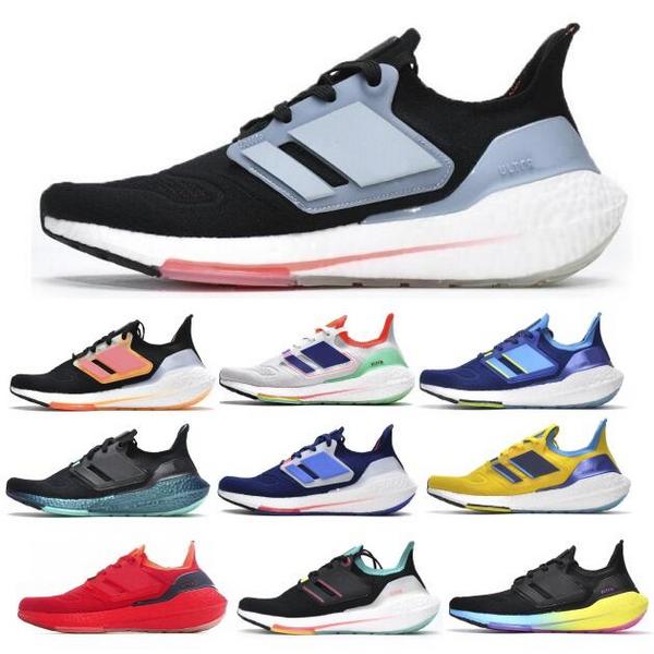 

Ultraboosts 22 UB 8.0 2022 Running Shoes For Men Women Sneakers Triple Black Legacy Indigo Vivid Red Turbo Flash Orange Sports Trainers Size 13