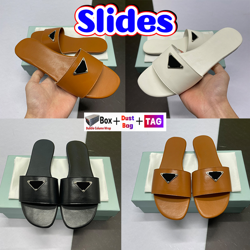 

Newest Paris Leather logo plaque womens Slippers Lady Slides with OG box Dustbag women shoes Designer Summer Outdoor Beach Fashion Leathers Classic Sneakers, Double box
