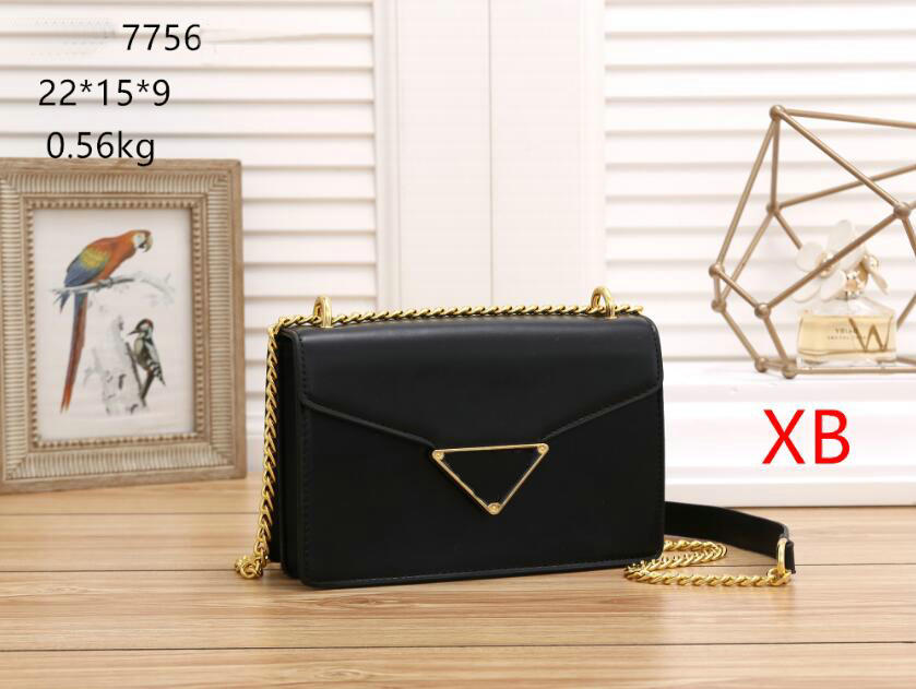 

Women designer Shoulder Bags Classic Leather Gold Chain Crossbody Purse Wallet luxury Designers Bag Messenger Handbags, Brown